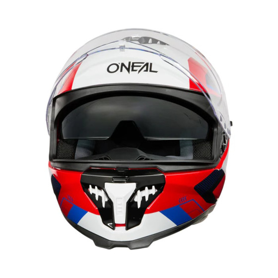Přilba na silniční moto - O´NEAL Challenger EXO - černá / bílá / červená / modrá