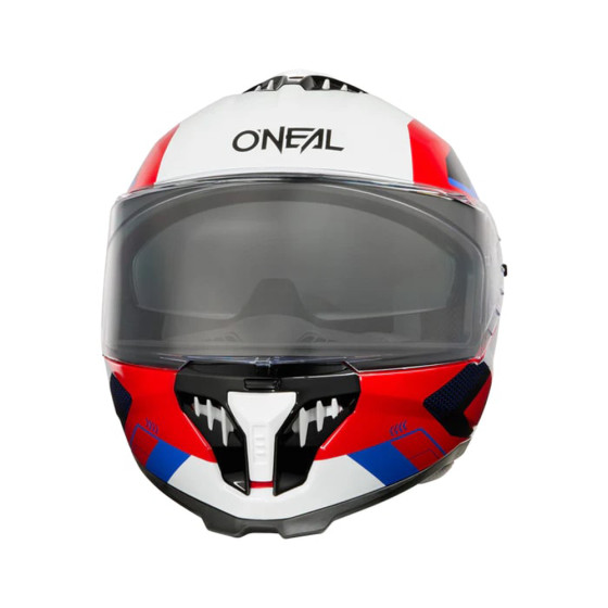 Přilba na silniční moto - O´NEAL Challenger EXO - černá / bílá / červená / modrá