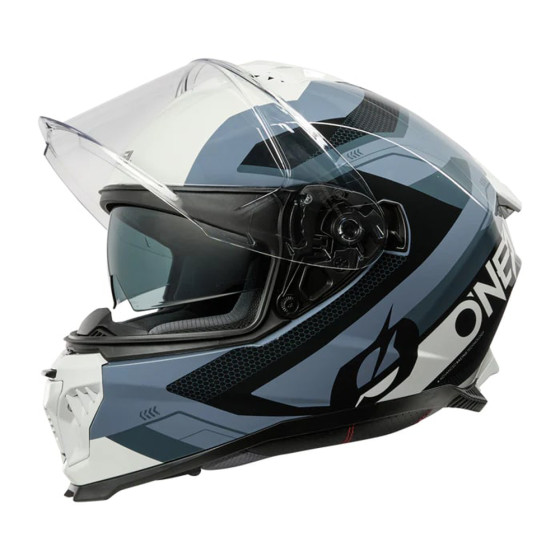 Přilba na silniční moto - O´NEAL Challenger EXO - černá / šedá / sv. šedá