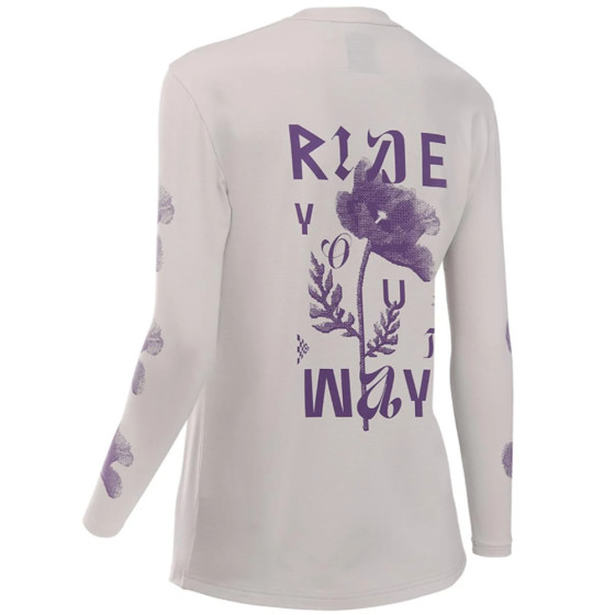 Dámský dres - NORTHWAVE Xtrail Ls - Light Grey / Dark Purple