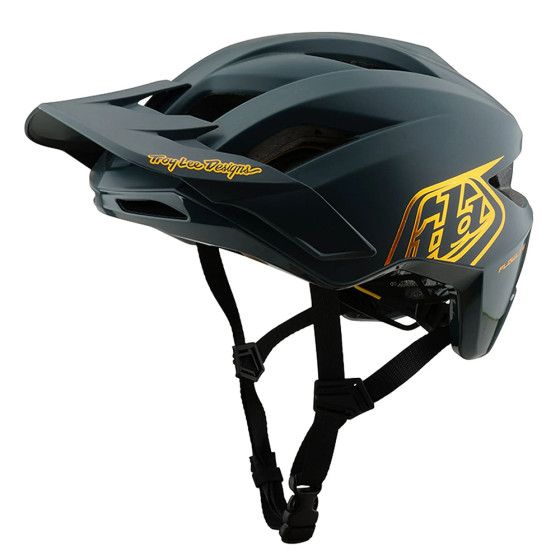 Přilba MTB - TROY LEE DESIGNS Flowline MIPS Point 2025 - Grey / Gold