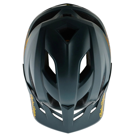Přilba MTB - TROY LEE DESIGNS Flowline MIPS Point 2025 - Grey / Gold