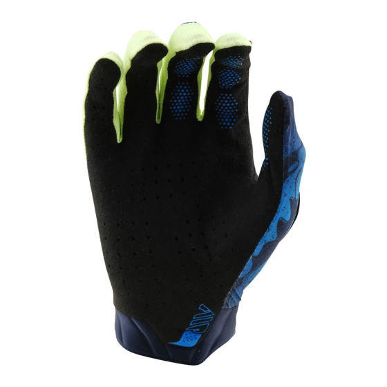 Rukavice - TROY LEE DESIGNS Air 2025 - Drip Glo Yellow / Dark Navy