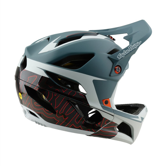 Integrální přilba - TROY LEE DESIGNS Stage MIPS 2025 - Neuwave Smoke