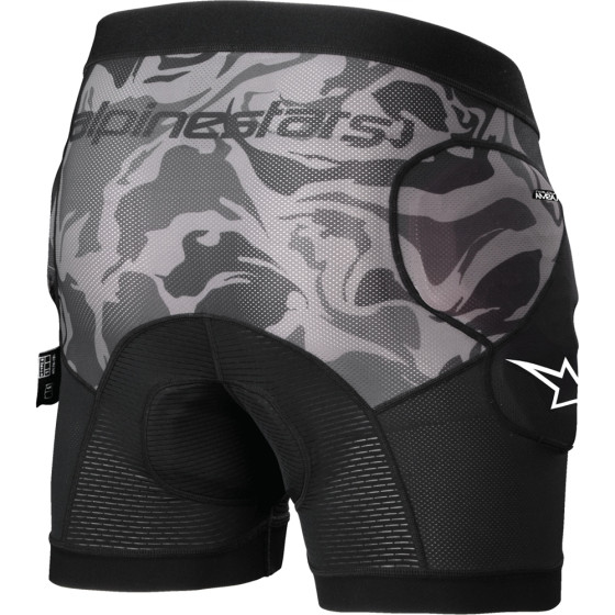Chráničové šortky - ALPINESTARS A-Motion Plasma Protection Boxers - Black Camo