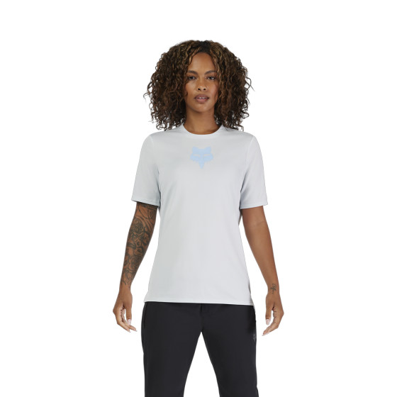 Dámský dres - FOX W Ranger Ss Fox Head 2025 - Pale Blue