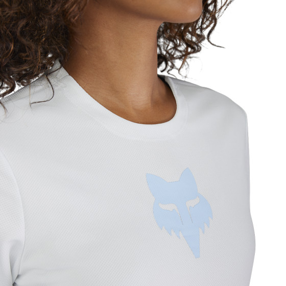 Dámský dres - FOX W Ranger Ss Fox Head 2025 - Pale Blue