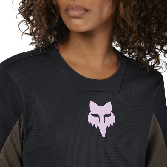 Dámský dres - FOX Defend Ls Jersey Park 2025 - Black