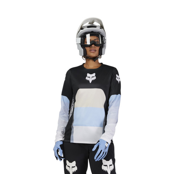 Dámský dres - FOX W Ranger Ls Grid 2025 - Black