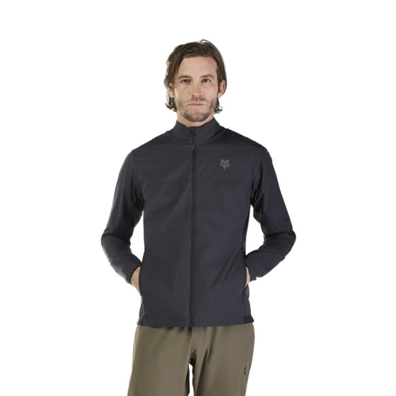 Cyklistická bunda - FOX Ranger Wind Jacket 2025 - Black