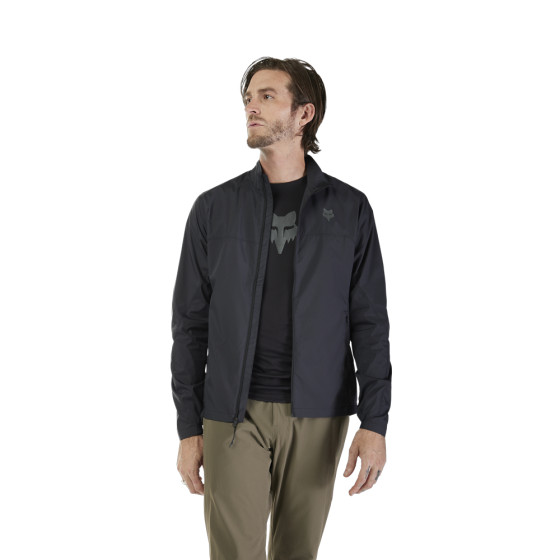 Cyklistická bunda - FOX Ranger Wind Jacket 2025 - Black