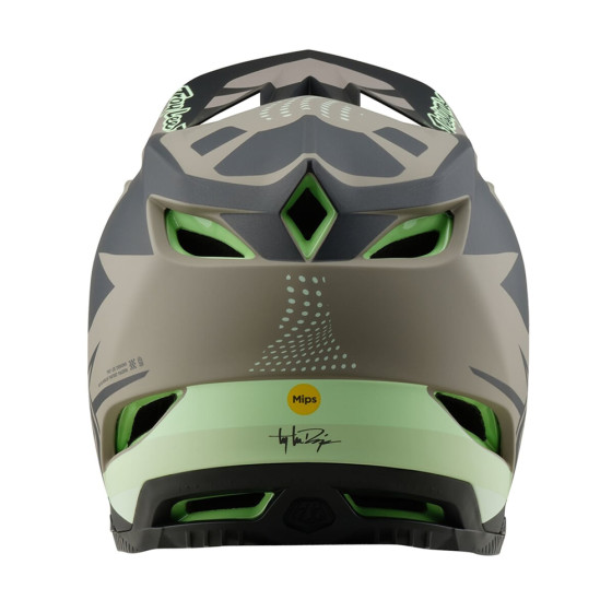 Integrální přilba - TROY LEE DESIGNS D4 Composite MIPS 2025 - Optic Timber