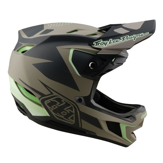 Integrální přilba - TROY LEE DESIGNS D4 Composite MIPS 2025 - Optic Timber