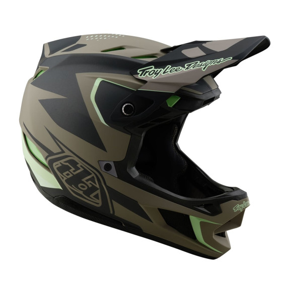 Integrální přilba - TROY LEE DESIGNS D4 Composite MIPS 2025 - Optic Timber