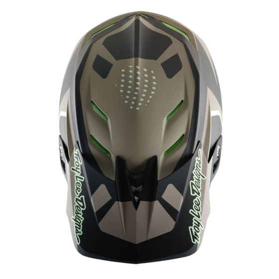 Integrální přilba - TROY LEE DESIGNS D4 Composite MIPS 2025 - Optic Timber