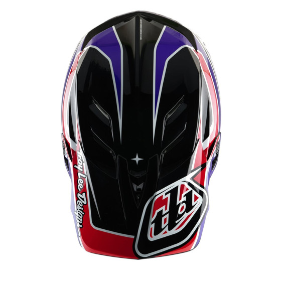 Integrální přilba - TROY LEE DESIGNS D4 Polyacralite MIPS 2025 - Linear Black