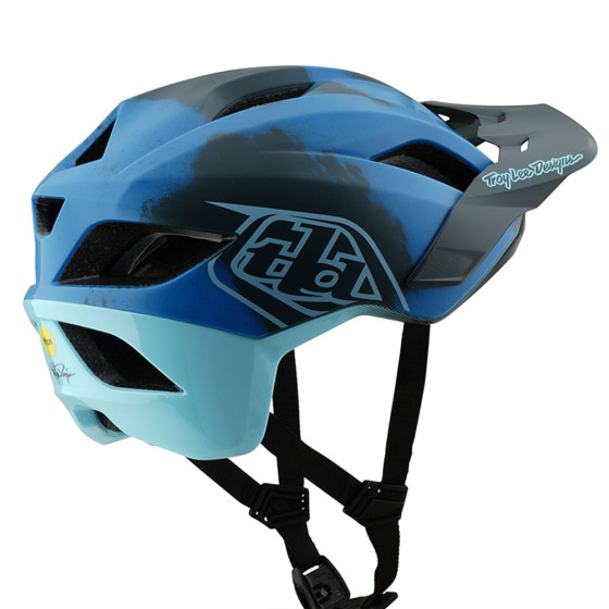Přilba MTB - TROY LEE DESIGNS Flowline SE MIPS Badge - Camo Blue