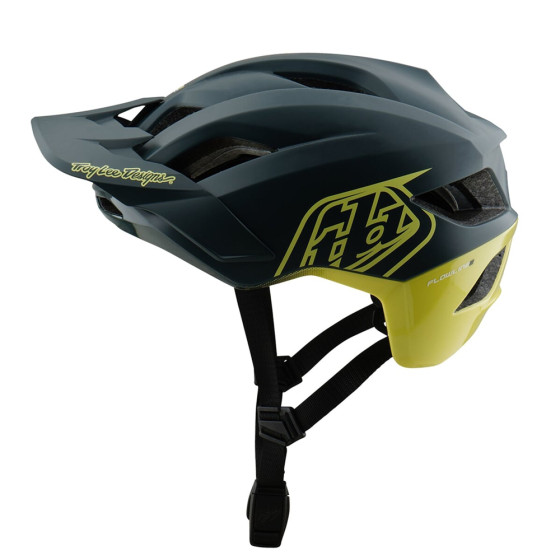 Přilba MTB - TROY LEE DESIGNS Flowline SE MIPS Badge - Gray / Glo Yellow