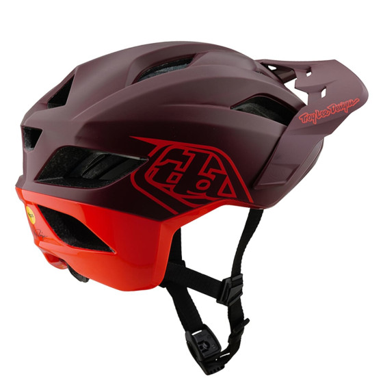 Přilba MTB - TROY LEE DESIGNS Flowline SE MIPS Badge - Maroon