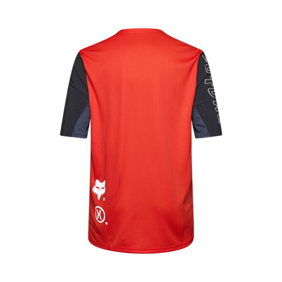 Dres - FOX Defend Ss Jersey Elevated 2025 - Fluo Red