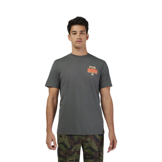 Triko - FOX  Always Custom Ss Prem Tee 2025 - Dark Shadow Grey