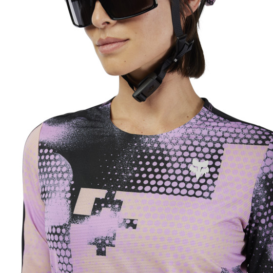 Dámský dres - FOX Flexair Ascent Ss Pulse 2025 - Dusty Rose