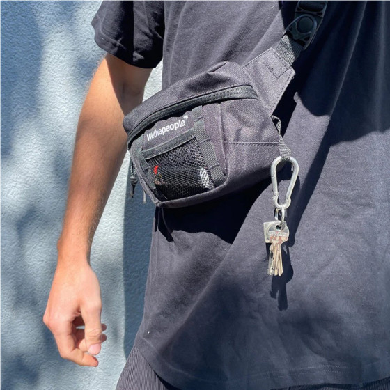 Ledvinka - WE THE PEOPLE Street Hip Bag - Black