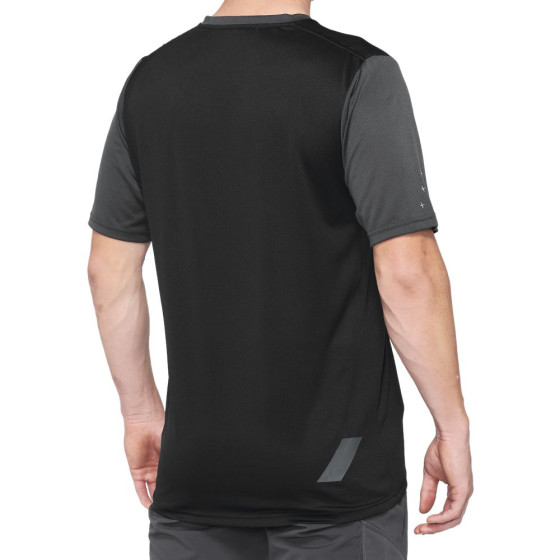 Dres - 100% Ridecamp Ss - Black / Charcoal