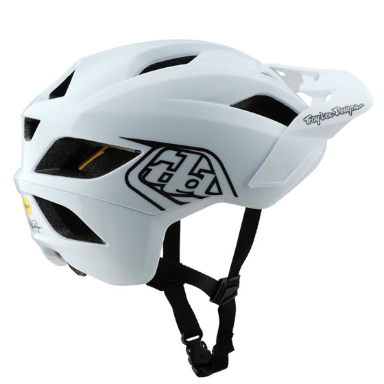 Přilba MTB - TROY LEE DESIGNS Flowline MIPS Point 2025 - White / Black