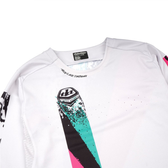 Dětský dres - TROY LEE DESIGNS Sprint Full Pull 2025 - Chalk