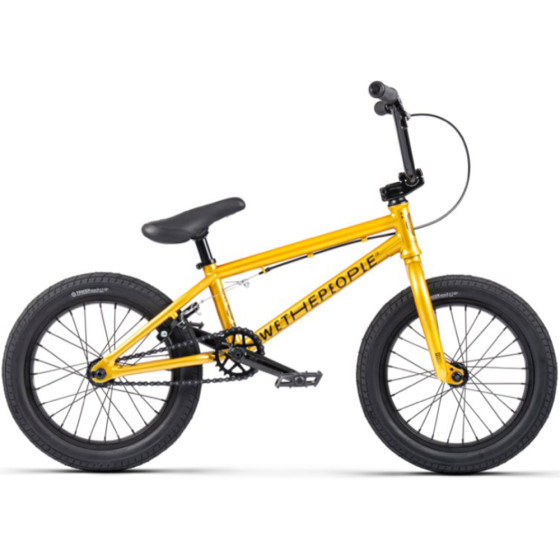 Dětské freestyle BMX kolo - WE THE PEOPLE Seed 16" 2025 - Gold