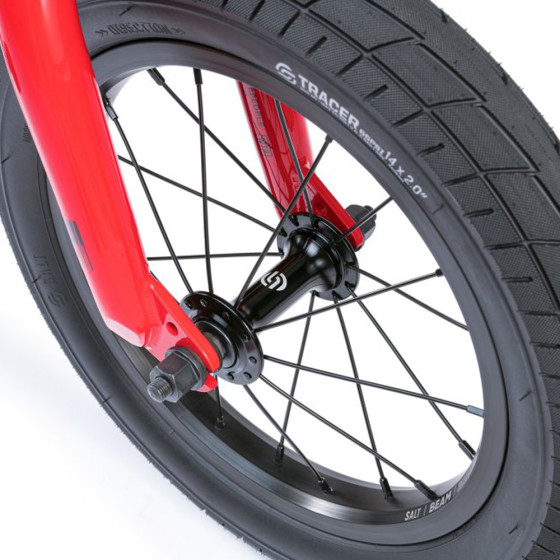Dětské Freestyle BMX kolo - WETHEPEOPLE RIOT 14" 2025 - Red