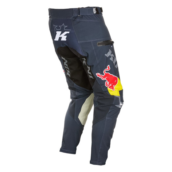 Kalhoty - KINI Red Bull EXC 1.0 do bot - modrá / bílá