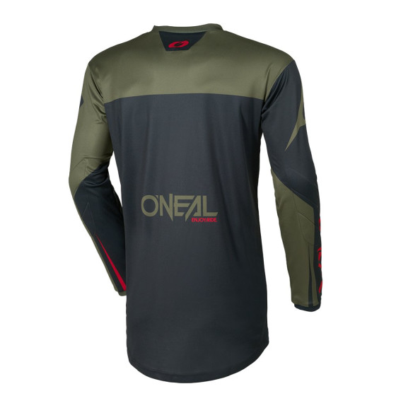 Dres - O'NEAL Element RACEWEAR 2026 - černá/olivová