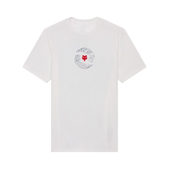 Triko - FOX Spiral Ss Prem Tee 2025 - Optic White