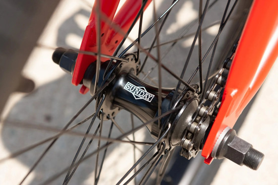 Freestyle BMX kolo - SUNDAY Primer 20,75" - Matte Fire Engine Red