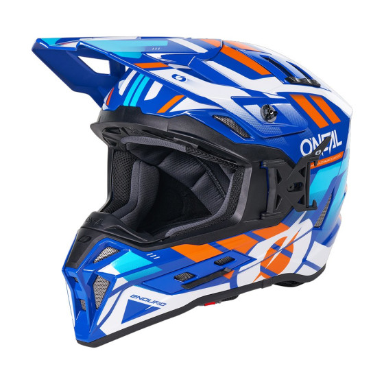 Přilba na cestovní Enduro - O´NEAL EX-SRS  DUST 2026 - modrá/oranžová
