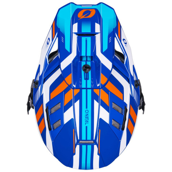 Přilba na cestovní Enduro - O´NEAL EX-SRS  DUST 2026 - modrá/oranžová