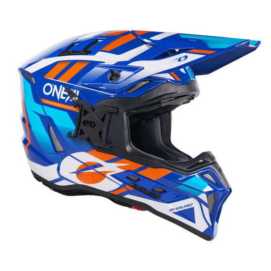Přilba na cestovní Enduro - O´NEAL EX-SRS  DUST 2026 - modrá/oranžová