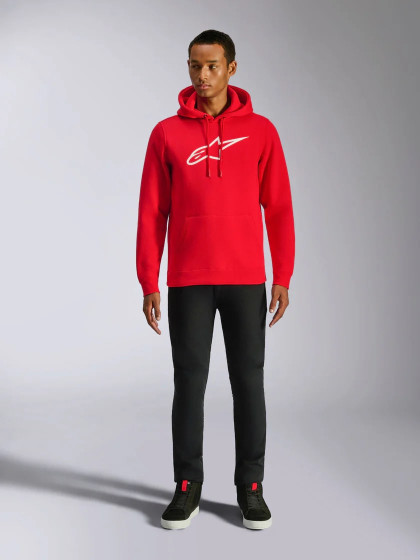 Mikina - ALPINESTARS Ageless V3 Hoodie 2025 - Red / White