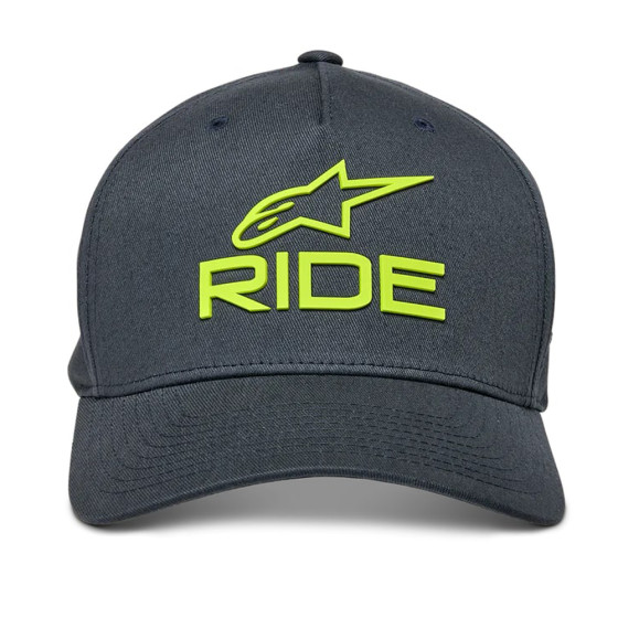 Čepice - ALPINESTARS Ride Sonic Hat 2025 - Charcoal / Hi Vis Yellow