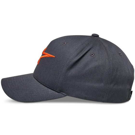 Čepice - ALPINESTARS Ageless Snapback 2025 - Charcoal / Orange