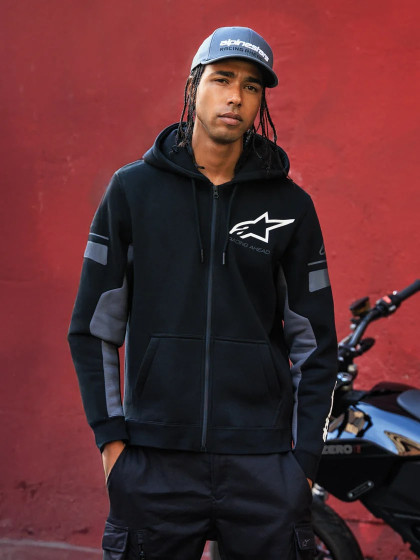 Mikina - ALPINESTARS Esemex Hoodie 2025 - Black / Charcoal