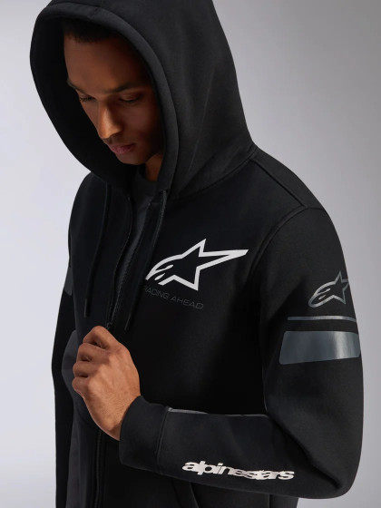 Mikina - ALPINESTARS Esemex Hoodie 2025 - Black / Charcoal