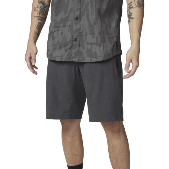 Kraťasy - FOX Machete Tech Short 3.0 2025 - Heather Black