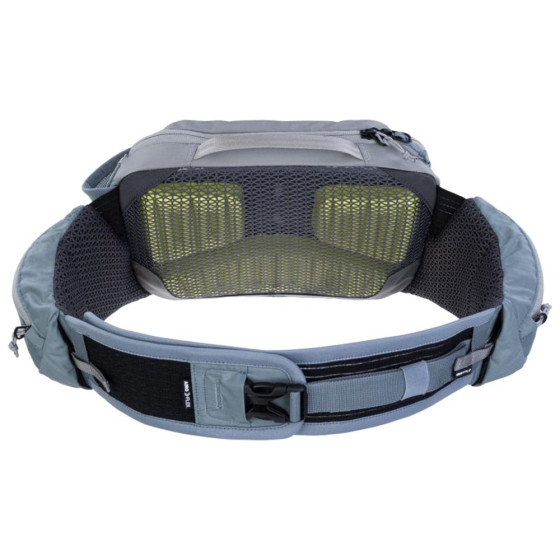Ledvinka - EVOC Hip Pack Pro 3 2025 + Hydration Bladder 1,5L - Stone / Steel