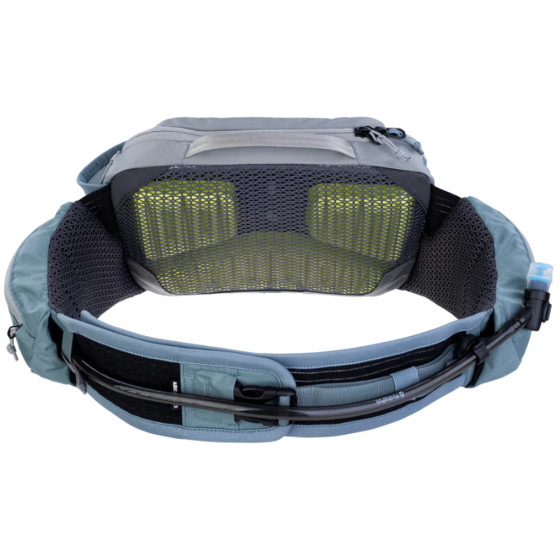 Ledvinka - EVOC Hip Pack Pro 3 2025 + Hydration Bladder 1,5L - Stone / Steel