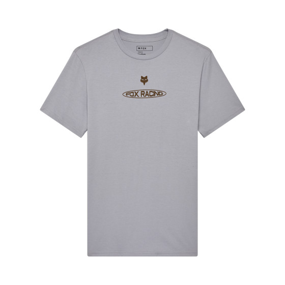 Triko - FOX Planet Moto Premium Tee 2025 - Steel grey