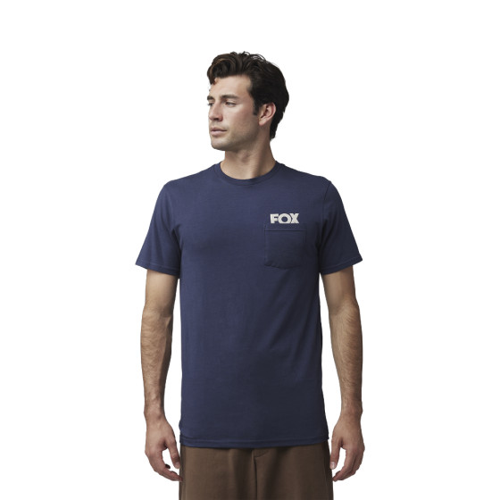 Triko - FOX Big F Ss Prem Tee 2025 - Midnight Blue