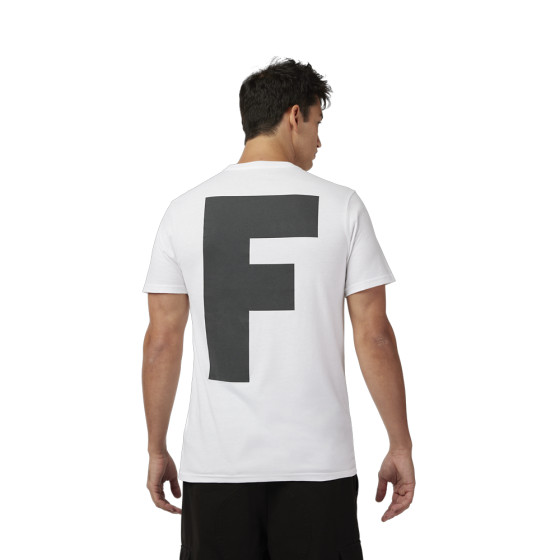 Triko - FOX Big F Ss Prem Tee 2025 - Optic White